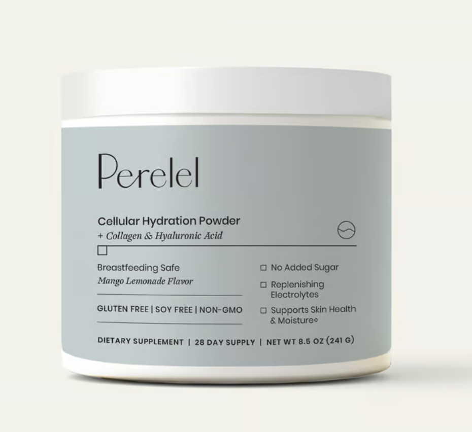 Perelel Cellular Hydration Powder, a collagen supplement to take while pregnant